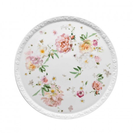 Rosenthal Rosenthal Maria Pink Rose Tortenplatte 31,5 cm Подставка для торта Rosenthal Maria Pink Rose 31,5 см