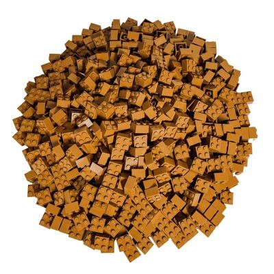 LEGO LEGO 2x2 Steine Nougat - 100 Stuck - Nougat bricks 3003 Кубики нуги LEGO 2x2 — 100 штук — Кубики нуги 3003