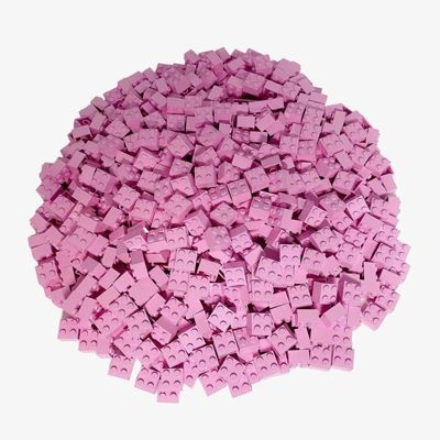 LEGO LEGO 2x2 Steine hellrosa - 500 Stuck - light pink 3003 Кубики LEGO 2x2 светло-розовые - 500 штук - светло-розовые 3003
