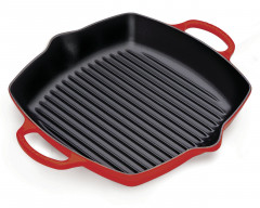 Le Creuset LE CREUSET Grillpfanne Signature mit zwei Griffen  rot LE CREUSET Фирменная сковорода-гриль с двумя ручками