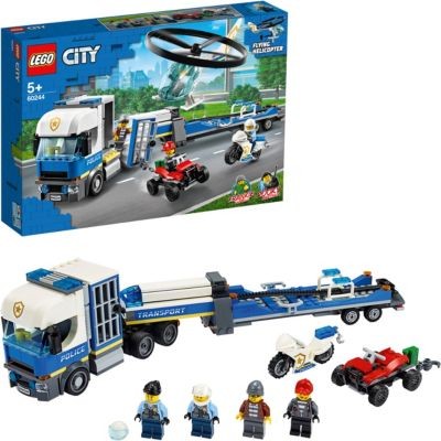 LEGO LEGO City 60244 Polizeihubschrauber-Transport LEGO City 60244 Полицейский вертолет