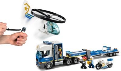 LEGO LEGO City 60244 Polizeihubschrauber-Transport LEGO City 60244 Полицейский вертолет