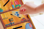 Haba HABA 303469 Wir raumen auf! HABA Развивающая игра Наводим порядок (Германия) 303469, дерево, развивает внимание и моторику, от 2 лет