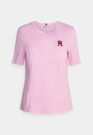 Tommy Hilfiger MONOGRAM Print T-shirt classic pink MONOGRAM Футболка с принтом классический розовый