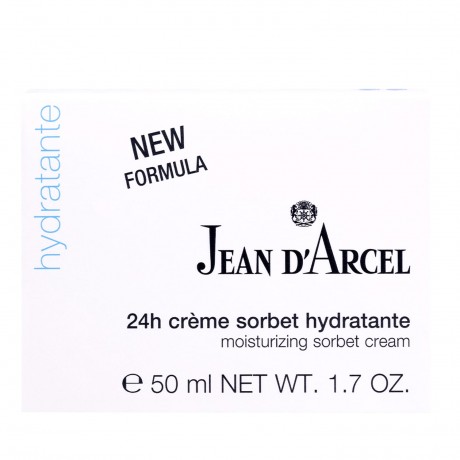 JEAN D'ARCEL 24h creme sorbet hydratant HYDRATANTE Gesichtscreme hilft der Haut dabei, ihr Feuchtigkeitslevel zu halten  24-часовой крем-сорбет гидратант HYDRATANTE крем для лица помогает коже поддерживать уровень влажности