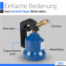 ZMC Gaskocher Gasbrenner Bunsenbrenner Lotlampe Gasanzunder Lotpistole, (2,2 kW Temperatur von bis zu 1200 ° C), Lotbrenner Kohleanzunder Flammspritzpistole Grillanzunder  Газовая плита ZMC, газовая горелка, горелка Бунзена, паяльная лампа, газовая зажига