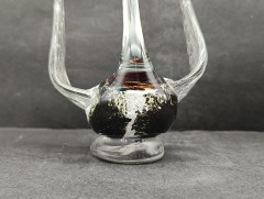 Статуэтка винтажная Murano Glas &quot;Белый лебедь&quot;, выдувное стекло, 13.5 см, Италия, 1960-70гг.