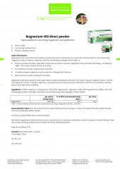 Krauterhaus Sanct Bernhardt Magnesium 400 direct, 60 пакетиков по 2,1 г