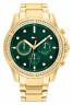 Tommy Hilfiger SPORT Chronograph watch gold/gold/grun/gold СПОРТ часы с хронографом золото/золото/зеленый/золото