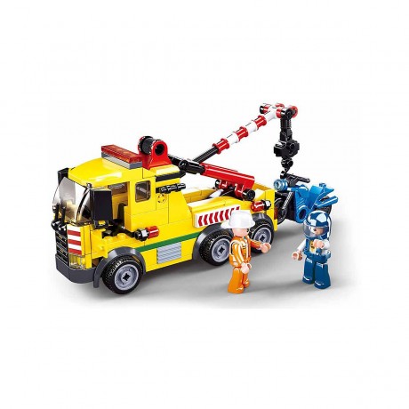 Sluban Abschleppwagen mit Kran (205 Teile) Эвакуатор с краном (205 шт.)