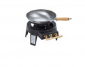 HOTWOK HOTWOK Gaskocher, Wokbrenner Hot Wok Pro 12 kW Gasbrenner Gusseisen + Wokpfanne 30 cm Газовая плита HOTWOK, горелка вок Hot Wok Pro 12 кВт газовая горелка чугун + сковорода вок 30 см