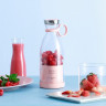 zggzerg zggzerg Smoothie-Maker Blender Smoothie Makers, 350ml Mini Jug Blenders Mit USB-Aufladung Rosa zggzerg Smoothie Maker Блендер Приспособления для приготовления смузи, мини-блендеры-кувшины емкостью 350 мл с зарядкой через USB
