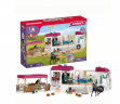 Schleich Horse Club 42619, Игровой набор-конструктор Конный дом на колесах 42619, большой коневоз с лошадьми и фигурками, 227 деталей, для детей 5-12 лет