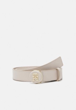 Tommy Hilfiger ROUND CHIC Belt feather white КРУГЛЫЙ ШИК Ремень перо белое