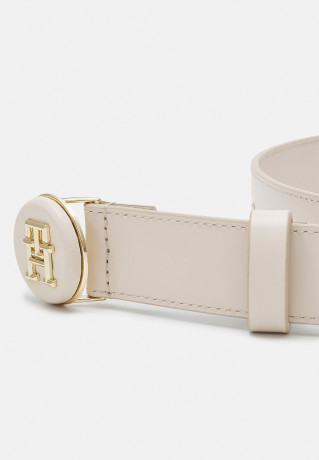 Tommy Hilfiger ROUND CHIC Belt feather white КРУГЛЫЙ ШИК Ремень перо белое