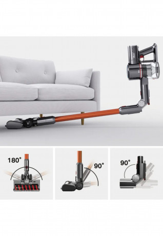 Blue Chilli Blue Chilli Akku-Hand-und Stielstaubsauger G22 Hand-Akku-Staubsauger Trockenreinigung 27Kpa, 420,00 W, Beutellos, 700 ml Staubkapazitat, 2200mAh, 60Minuten, biegsamer Stab, LED-Licht  Беспроводной ручной пылесос Blue Chilli Ручной беспроводной