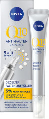 NIVEA Q10 Anti-Falten Experte Gezielter Falten-Auffuller Serum, 15 ml, Нивеа Сыворотка филлер для лица, Q10 и пептиды Bioxifill, точечное заполнение морщин за 5 минут, 15 мл
