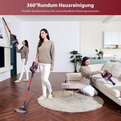 Micol Micol Akku-Hand-und Stielstaubsauger Ideal fur Hartboden, Teppiche, Tierhaare, beutellos, 3 Lademethoden, Testsieger 2022 fur Tierhaare, Hartboden, Teppiche  Беспроводной ручной пылесос Micol, идеально подходит для твердых полов, ковров, шерсти живо