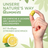 Nature's Way Quercetin Zink Gummibarchen 60st, Жевательные мармеладки с кверцетином и цинком для укрепления иммунитета со вкусом лимона из цветков японского лимонника, вегетарианские, 60 штук