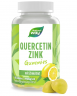 Nature's Way Quercetin Zink Gummibarchen 60st, Жевательные мармеладки с кверцетином и цинком для укрепления иммунитета со вкусом лимона из цветков японского лимонника, вегетарианские, 60 штук