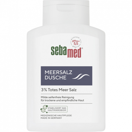 SEBAMED Meersalz Dusche, 200 ml, Себамед Гель для душа с морской солью, минеральный уход, 200 мл