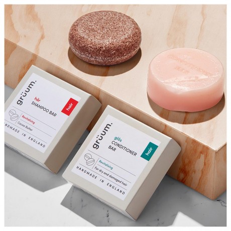 Gruum Revitalisierend-Glos Plastikfreier fester Conditioner  Твердый кондиционер Revitalizing-Glos без пластика