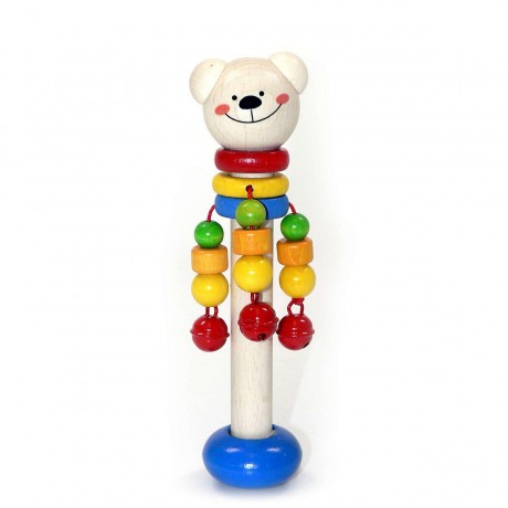 HESS Holzspielzeug Schellenstab Bar Деревянная игрушка-колокольчик