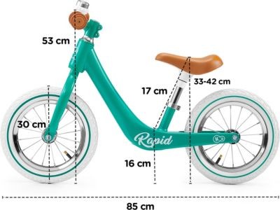 Kinderkraft Laufrad RAPID green RAPID зеленая крыльчатка