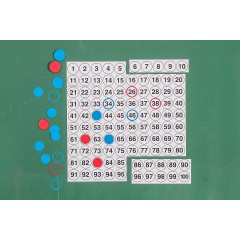 Wissner aktiv lernen Hunderterfeld fur die Tafel magnetisch mit Kreisen und Ringen Сотня поле для магнитной доски с кругами и кольцами