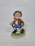 Фигурка винтажная Im Stil Goebel " Мальчик с топором и кроликом", ручная роспись, фарфор, 13 см, Тайвань, 1960-70гг.