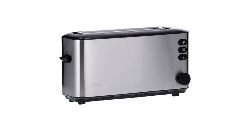 Severin Severin Automatik-Langschlitztoaster AT 2515 silber, 1.000 Watt, fur 2 Scheiben Toast  silber Автоматический тостер Severin с длинными слотами AT 2515 серебро, 1000 Вт, на 2 ломтика тостов