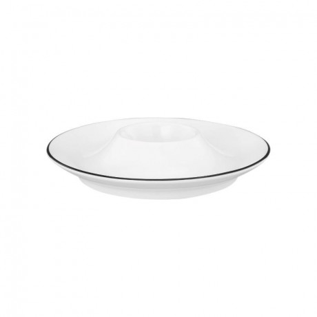 Seltmann Weiden Seltmann Weiden Lido Black Line Eierbecher mit Ablage d: 12,5 cm Seltmann Weiden Lido Black Line подставка для яиц с полкой d: 12,5 см