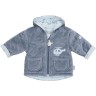 sigikid Baby wattierte Nickijacke mit Kapuze fur Jungen Детская пуховая велюровая куртка с капюшоном для мальчика