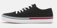 Tommy Jeans Essential Trainers Томми Джинс Женские Кеды текстильные, черные
