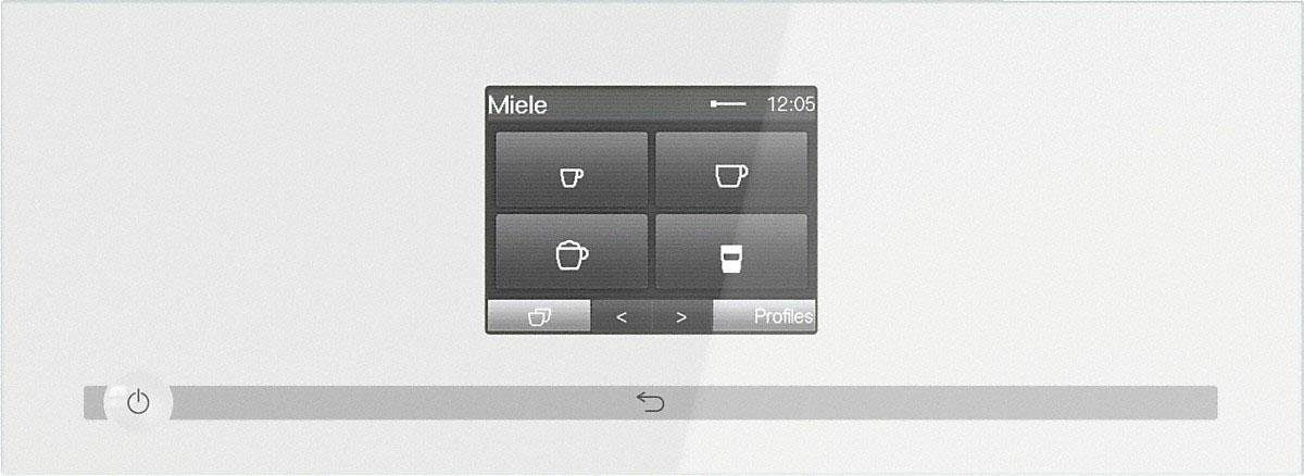 Miele Miele Kaffeevollautomat CM7550 CoffeePassion, inkl. Milchgefass, Kaffeekannenfunktion, Einfachste Kommunikation mit dem Gerat WiFiConn@ct  Полностью автоматическая кофемашина Miele CM7550 CoffeePassion, включая контейнер для молока, функцию кофейник