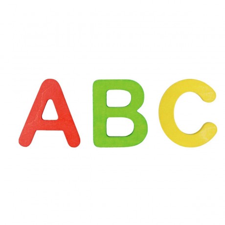 LK Trend Style ABC Holzbuchstaben Holzbuchstaben ABC im Tragetasche 26 tlg. Деревянные буквы АВС Буквы деревянные АВС в сумке для переноски 26 штук.