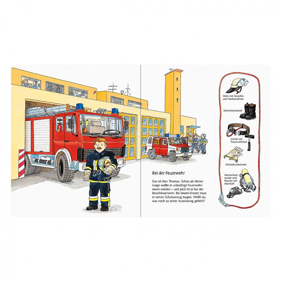 Купить Ravensburger Meine Welt der Fahrzeuge: Die Feuerwehr Мой мир  автомобилей: пожарная команда в интернет-магазине Diskontshop.eu Германия  всего за 781 руб. в