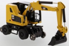 Cat M323F Mobilbagger fur Eisenbahn Колесный железнодорожный экскаватор Cat M323F