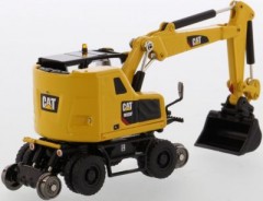 Cat M323F Mobilbagger fur Eisenbahn Колесный железнодорожный экскаватор Cat M323F