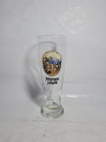 Немецкие пивные бокалы винтажные Rastal / Prinzregent Luitpold, 2 шт., стекло, 0.5 л, 23 см, Германия, 1980-90гг.