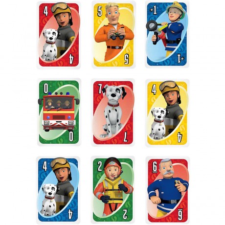 Mattel Mattel Games UNO Junior Feuerwehrmann Sam Mattel Games UNO Младший пожарный Сэм