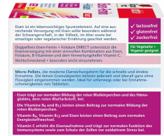 Doppelherz (Доппельхерц) aktiv Eisen-Femin DIRECT 60st, Железо для женщин с витамином C ,  гранулы растворяются на языке, 60шт