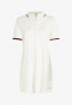 Tommy Hilfiger REG SPLIT GLB STP DRS SS Shirt dress ecru REG SPLIT GLB STP DRS SS Платье-рубашка экрю