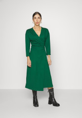 Tommy Hilfiger WRAP DRESS Day dress prep green ПЛАТЬЕ С ЗАПАХОМ Повседневное платье подготовка зеленый