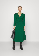 Tommy Hilfiger WRAP DRESS Day dress prep green ПЛАТЬЕ С ЗАПАХОМ Повседневное платье подготовка зеленый