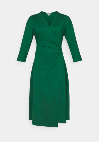 Tommy Hilfiger WRAP DRESS Day dress prep green ПЛАТЬЕ С ЗАПАХОМ Повседневное платье подготовка зеленый