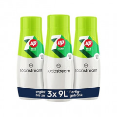 SodaStream 7UP Sirup 3stk, Сироп для приготовления 7UP, без сахара, 440 мл х 3 штуки