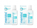 Meridol Mundspulung 400ml x 2stk, Набор Ополаскиватель для полости рта Meridol, антибактериальный, защита десен от воспаления и кровоточивости, Германи, 2 шт х 400 мл 