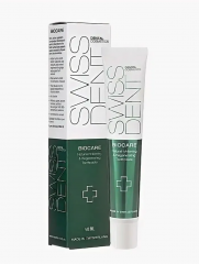SWISSDENT BIOCARE 50ml x 2packs, Зубная паста RDA 38, отбеливающаяи регенерирующая, Швейцария 50мл х 2шт