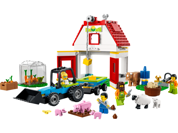 Lego Bauernhof mit Tieren ферма с животными